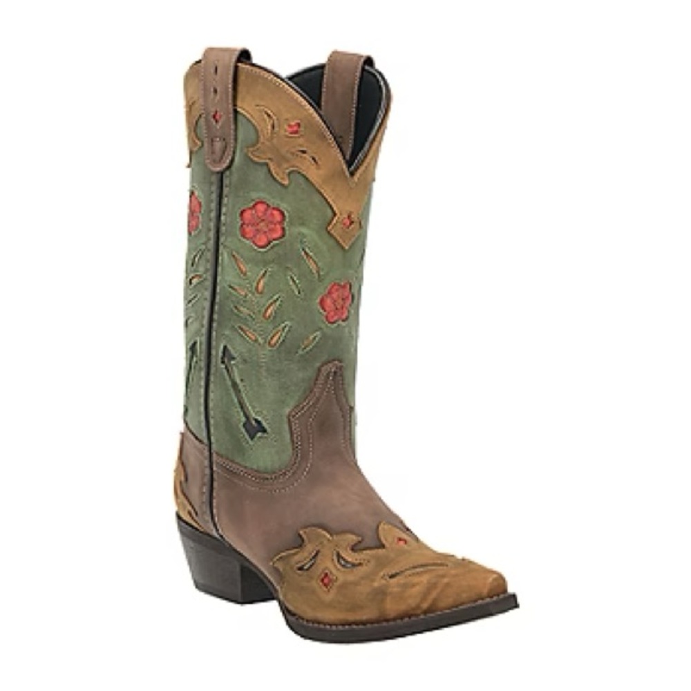 Laredo Miss Kate Block Heel Cowboy Boot - Women’s - Size 7 - worn once